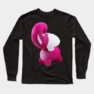 The pink elephant Long Sleeve T-Shirt